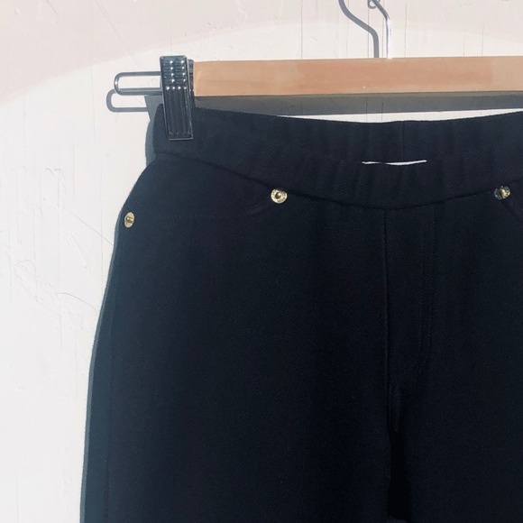 New Michael Kors Stretch-Twill Knit Black Leggings XS - Picture 5 of 8